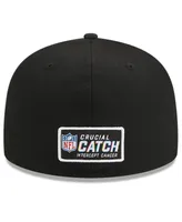 Men's New Era Black Carolina Panthers 2023 Nfl Crucial Catch 59FIFTY Fitted Hat