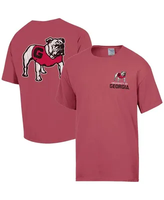 Men's Comfortwash Distressed Georgia Bulldogs Vintage-Like Logo T-shirt