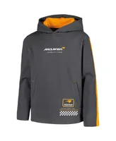 Big Boys Gray McLaren F1 Team French Terry Pullover Hoodie