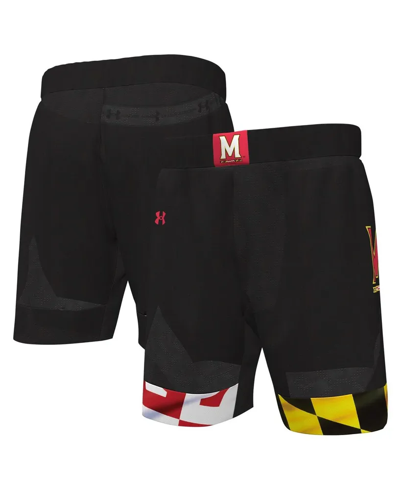 Men's Under Armour Black Maryland Terrapins Replica Basketball Shorts