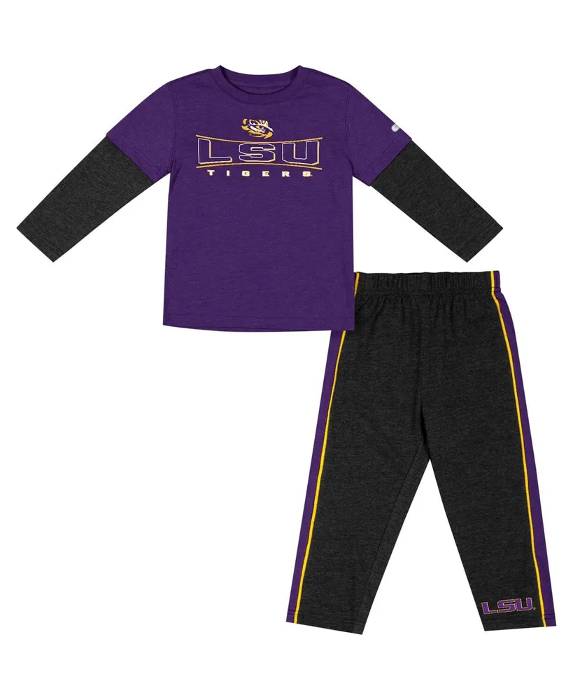 Colosseum Toddler Boys and Girls Colosseum Purple, Black Lsu