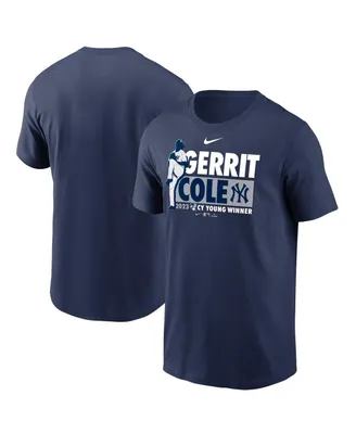 Men's Nike Gerrit Cole Navy New York Yankees 2023 Al Cy Young Award Winner T-shirt