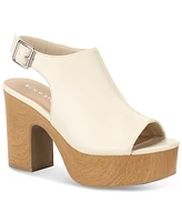 Sun + Stone Women's Jimmiee Peep Toe Block Heel Platform Shooties, Created for Macy's