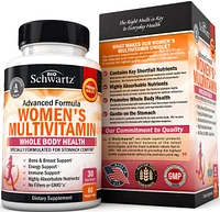 BioSchwartz Women's Multivitamin Capsule, Energy Supplement for Women, Whole Body Health Vitamins, Bioschwartz, 60ct