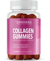 Collagen Gummies With Biotin 2,500 Mcg 60 Gummies