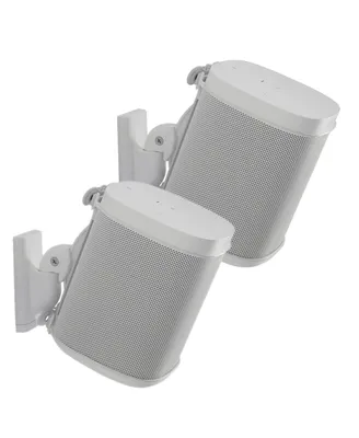 Sanus Wireless Speaker Swivel and Tilt Wall Mounts for Sonos One, Play:1, and Play:3 - Pair