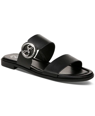 Sam and Libby Women's Tamora Double Band Slide Flat Sandals