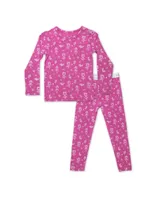 Bellabu Bear Girls Ballerina Set of 2 Piece Pajamas