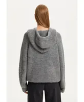 Women's Hooded Knitted Sweater