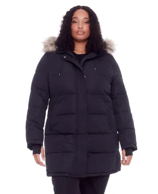 Women's Plus - Aulavik | Mid-Length Hooded Parka Coat