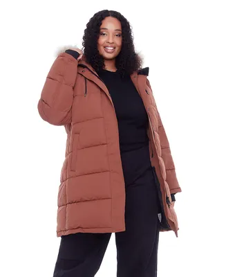 Women's Plus - Aulavik | Mid-Length Hooded Parka Coat