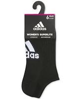 adidas Women's 6-Pk. Superlite Classic No Show Socks