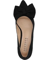 Journee Collection Women's Orana Wide Width Pointed Toe Kitten Heel Pumps