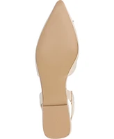 Journee Collection Women's Hannae Embellished Slingback Flats