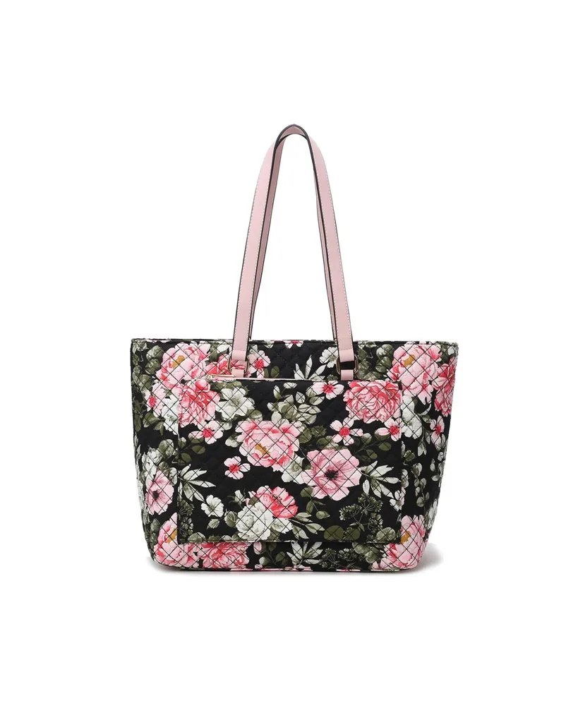 Mkf Collection Hallie Quilted floral Pattern Tote Bag by Mia K