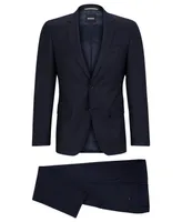 Boss by Hugo Boss Men's Slim-Fit Checked Suit