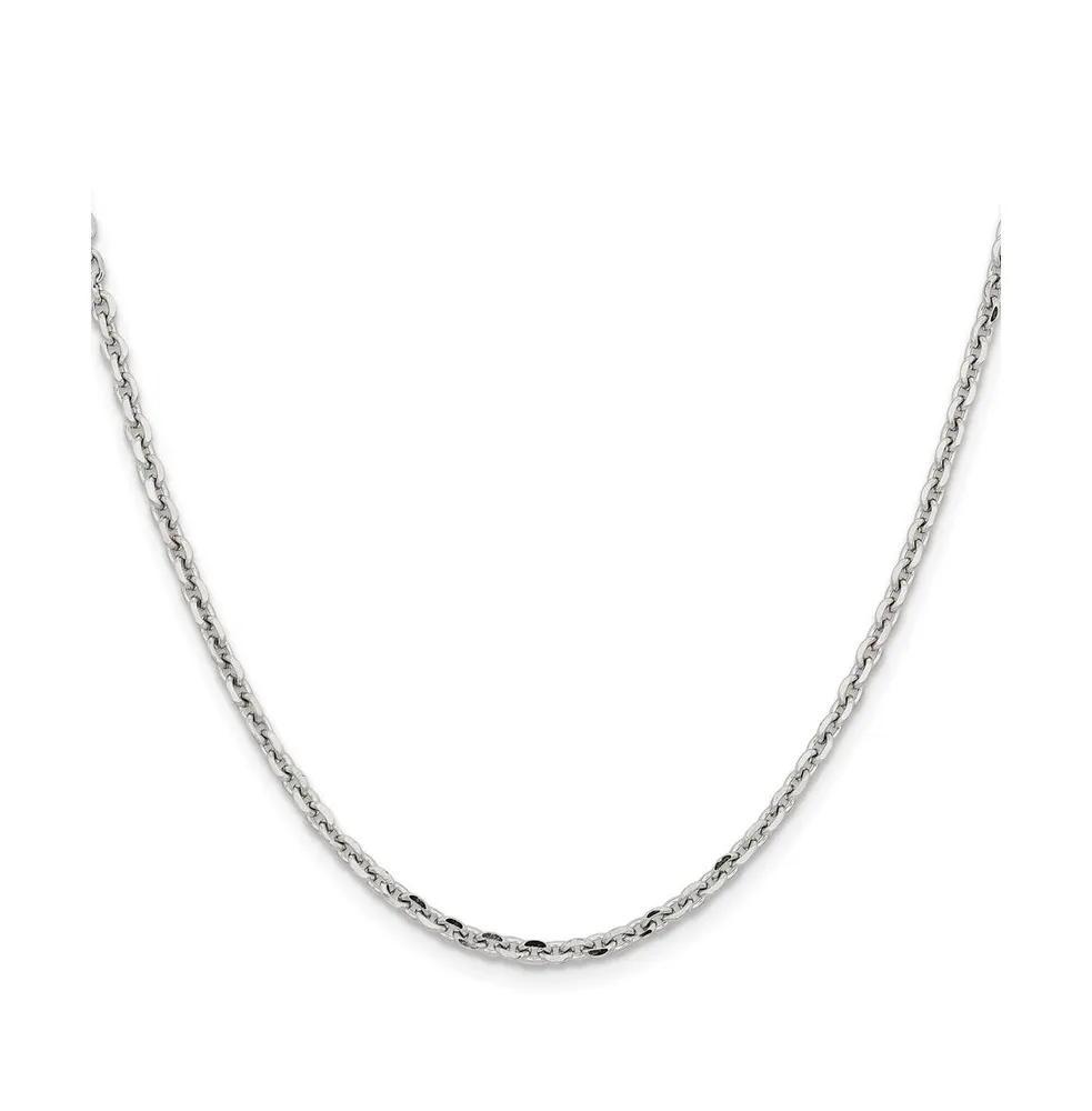 Chisel Stainless Steel Polished 2.7mm Cable Chain Necklace