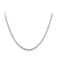 Chisel Stainless Steel Polished 2.7mm Cable Chain Necklace