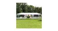 10' x 30' Outdoor Canopy Party Wedding Tent-White