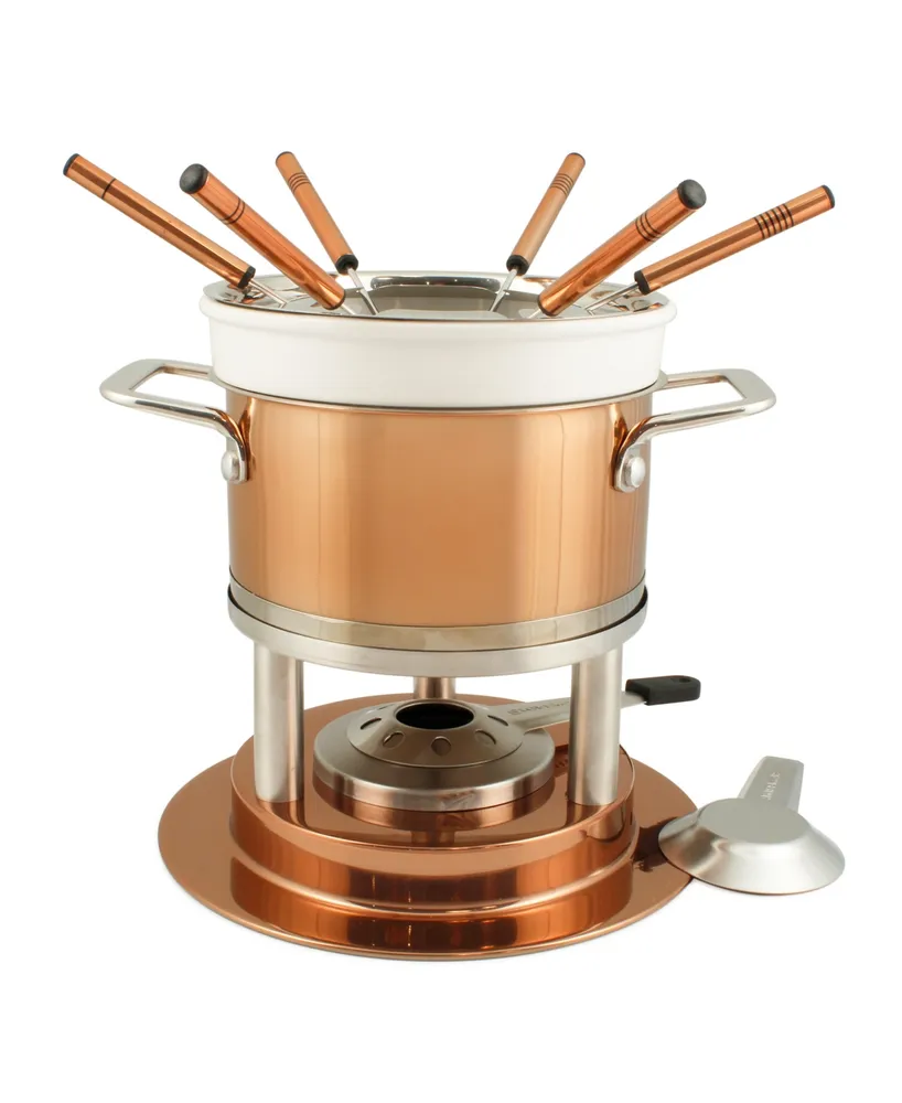 Swissmar 11-Piece Biel Copper Fondue Set