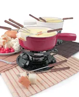 Lugano 9 Piece Cast Iron Fondue Set