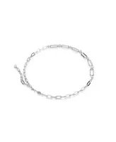 Swarovski White, Gold-Tone or Rhodium Plated Dextera Necklace
