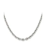 Chisel Stainless Steel Polished 5.3mm Cable Chain Necklace