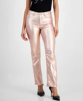 Guess Women's 1981 Metallic Straight Jeans