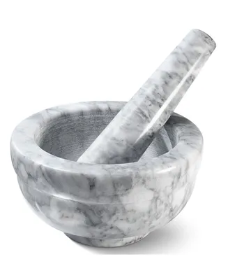 Mortar and Pestle Set - Small Grinding Bowl Container for Guacamole, Spices, Salsa, Pesto, Herbs