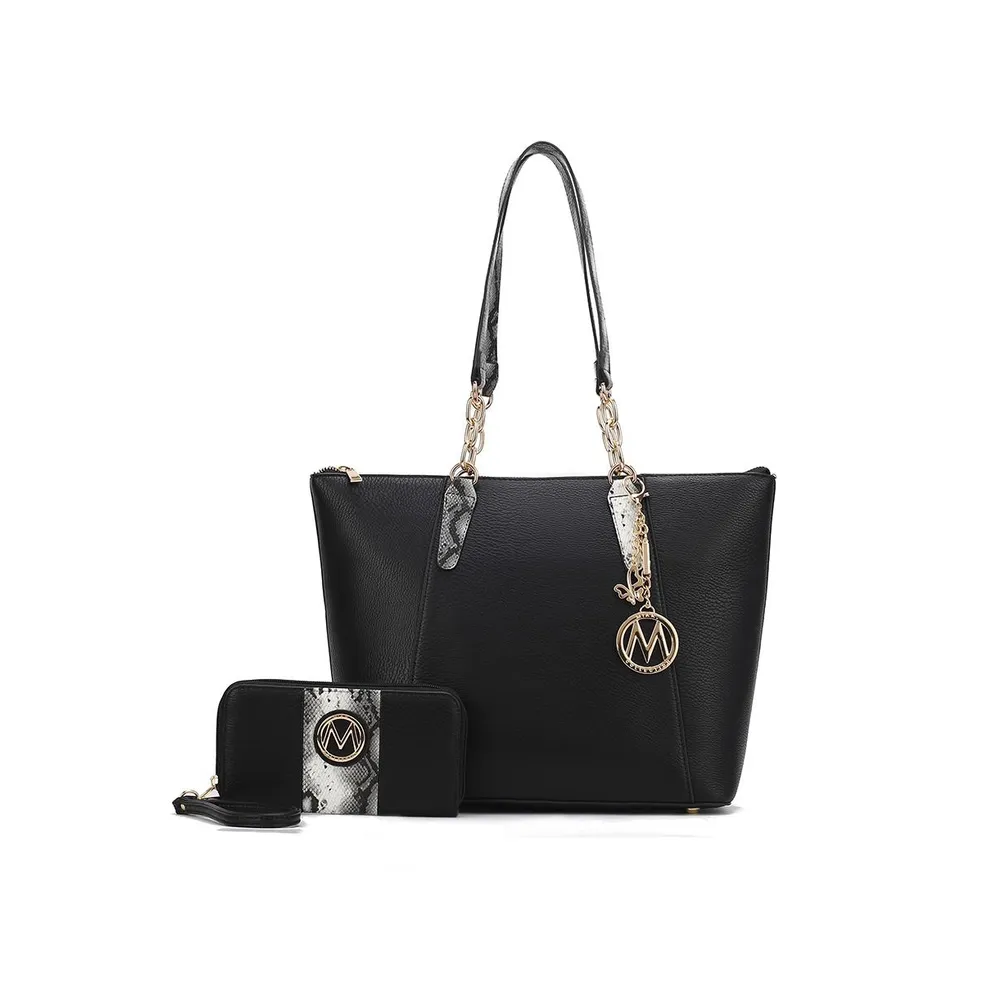 Mkf Collection Ximena Tote Bag with Wristlet Wallet by Mia K