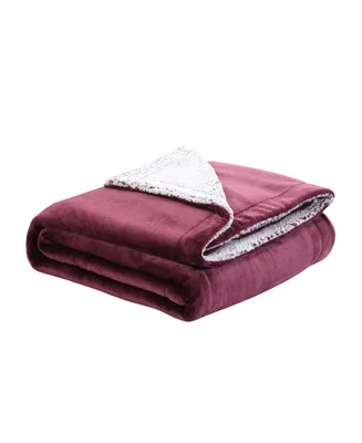 Cozy Tyme Orville Sherpa Throw Blanket Twin Size