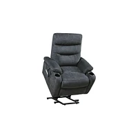 Simplie Fun Electric Power Lift Recliner Chair With Massage And Heat For Elderly, 3 Positions, 2 Side Pockets