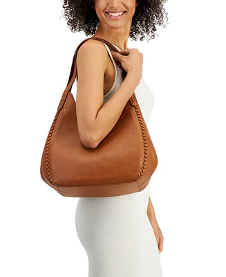Style & Co Whip-Stitch Soft 4-Poster Tote