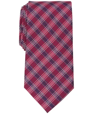 Club Room Men's Cates Plaid Tie, Created for Macy's