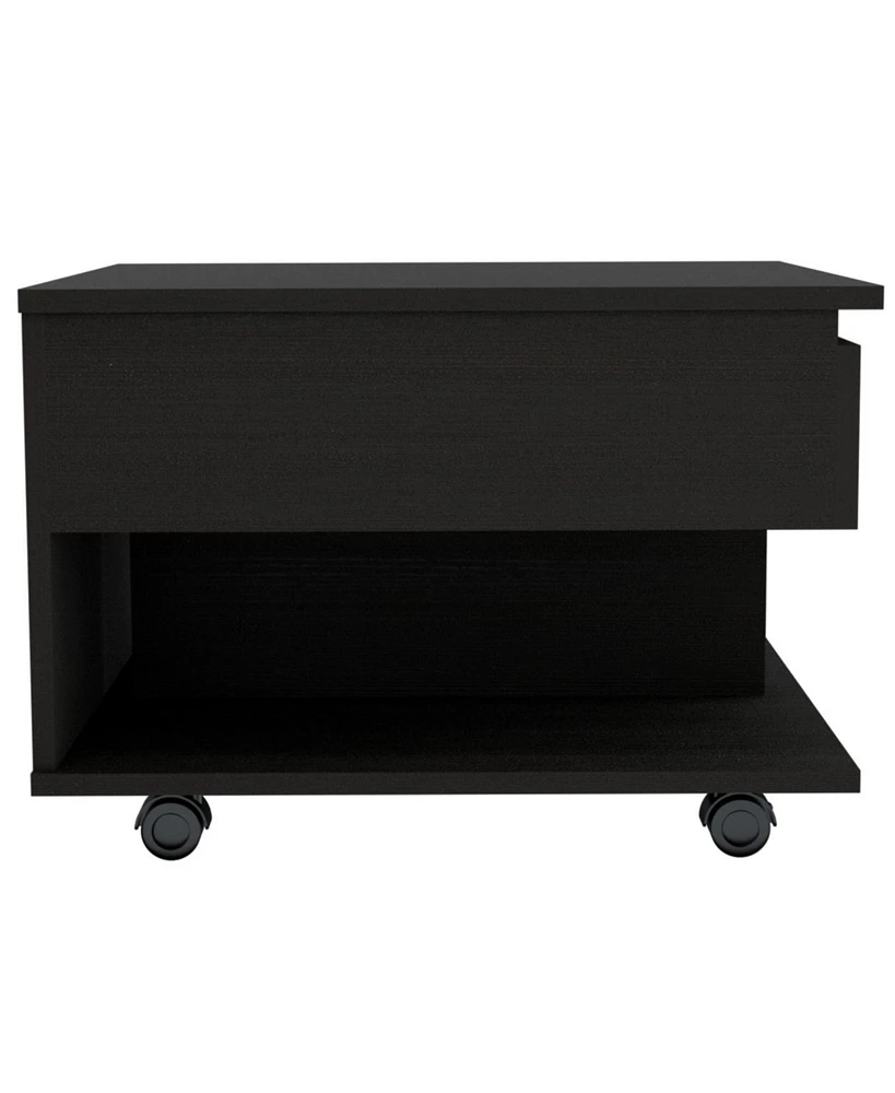 Simplie Fun Luanda Lift Top Coffee Table, Casters, One Shelf