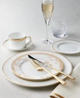 Vera Wang Wedgwood Lace Gold Dinnerware Mosaic Glassware Kate Spade Malmo Flatware