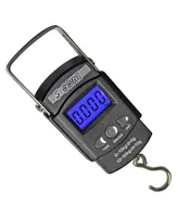 5 Core Fishing Gear And Equipment Luggage Scale 110lb Battery Operated W Lcd Built-in Measuring Tape All Weather Ice Fishing Gear Multipurpose -Ls