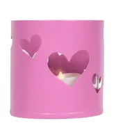 Northlight Set of 4 Love Valentine's Day Candle Holders, 2.75"