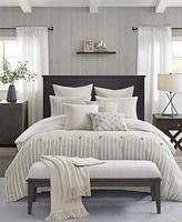 Madison Park Signature Essence Oversized Cotton Clipped Jacquard -Pc. Comforter Set