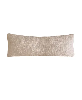 Cozy Cotton Beige Boucle 20x54 Body Pillow Cover