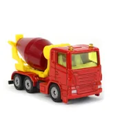 Red & Yellow Cement Mixer Metal Construction Toy by Siku