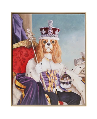 Madison Park Pet Portrait King Charles Spaniel Iii Framed Canvas Wall Art