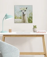 Madison Park Sunshine Animals Llama Canvas Wall Art