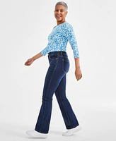 Style & Co Petite Mid-Rise Curvy Bootcut Jeans, Created for Macy's