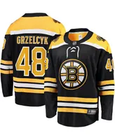 Men's Fanatics Matt Grzelcyk Black Boston Bruins Team Home Breakaway Player Jersey