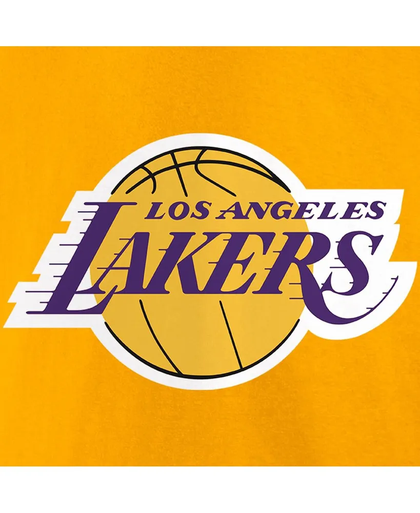 Men's Fanatics LeBron James Gold Los Angeles Lakers Playmaker Name and Number T-shirt