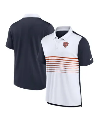 Men's Nike Navy, White Chicago Bears Fashion Performance Polo Shirt