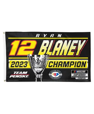 Wincraft Ryan Blaney 2023 Nascar Cup Series Champion 3' x 5' On Track Celebration One-Sided Deluxe Flag