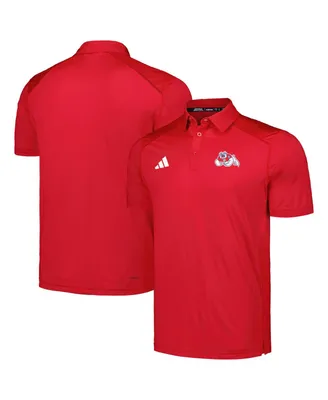 Men's adidas Red Fresno State Bulldogs Classic Aeroready Polo Shirt