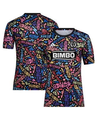 Men's adidas Black Philadelphia Union 2023 Hispanic Heritage Pre-Match Top